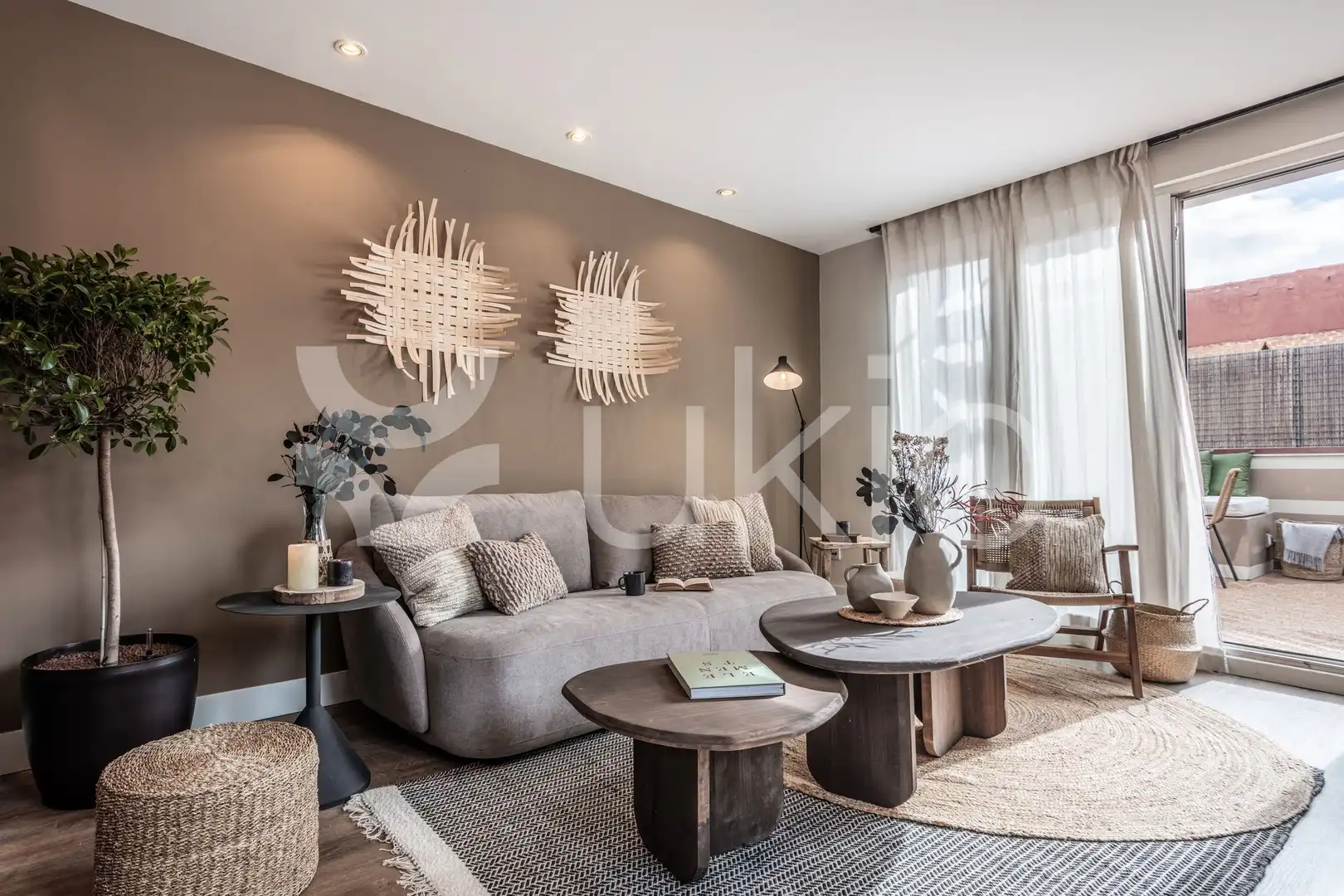 Living room of Apartments for rent in Madrid  with Air Conditioner, Heating and Terrace
