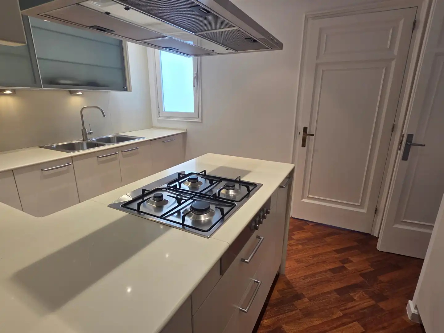 Kitchen of Attic for rent in Barcelona  with Air Conditioner, Heating and Parquet flooring