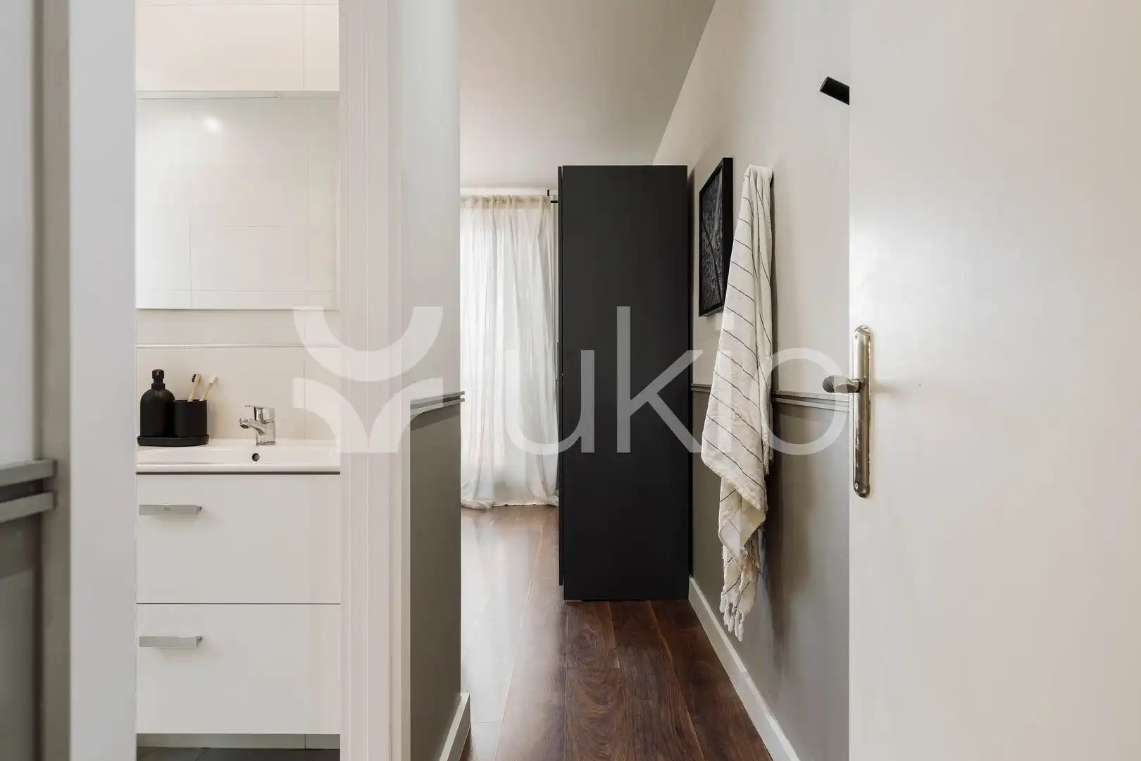 Habitación de Apartamento de alquiler en Barcelona con Aire acondicionado, Calefacción y Terraza