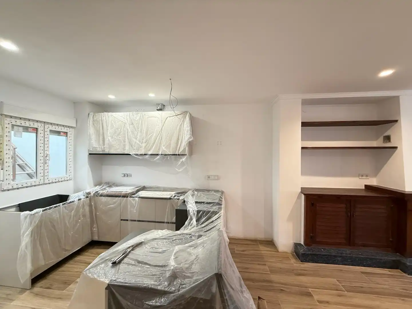 Cocina de Casa o chalet en venta en Alginet con Aire acondicionado, Calefacción y Parquet