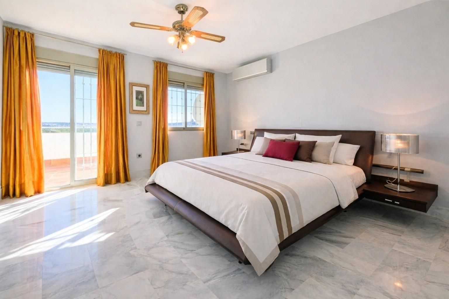 Bedroom of Single-family semi-detached for sale in Mijas  with Air Conditioner, Heating and Terrace