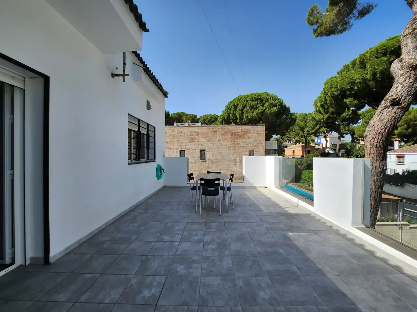 Terraza de Casa o chalet en venta en Alcalá de Guadaira con Aire acondicionado, Calefacción y Jardín privado