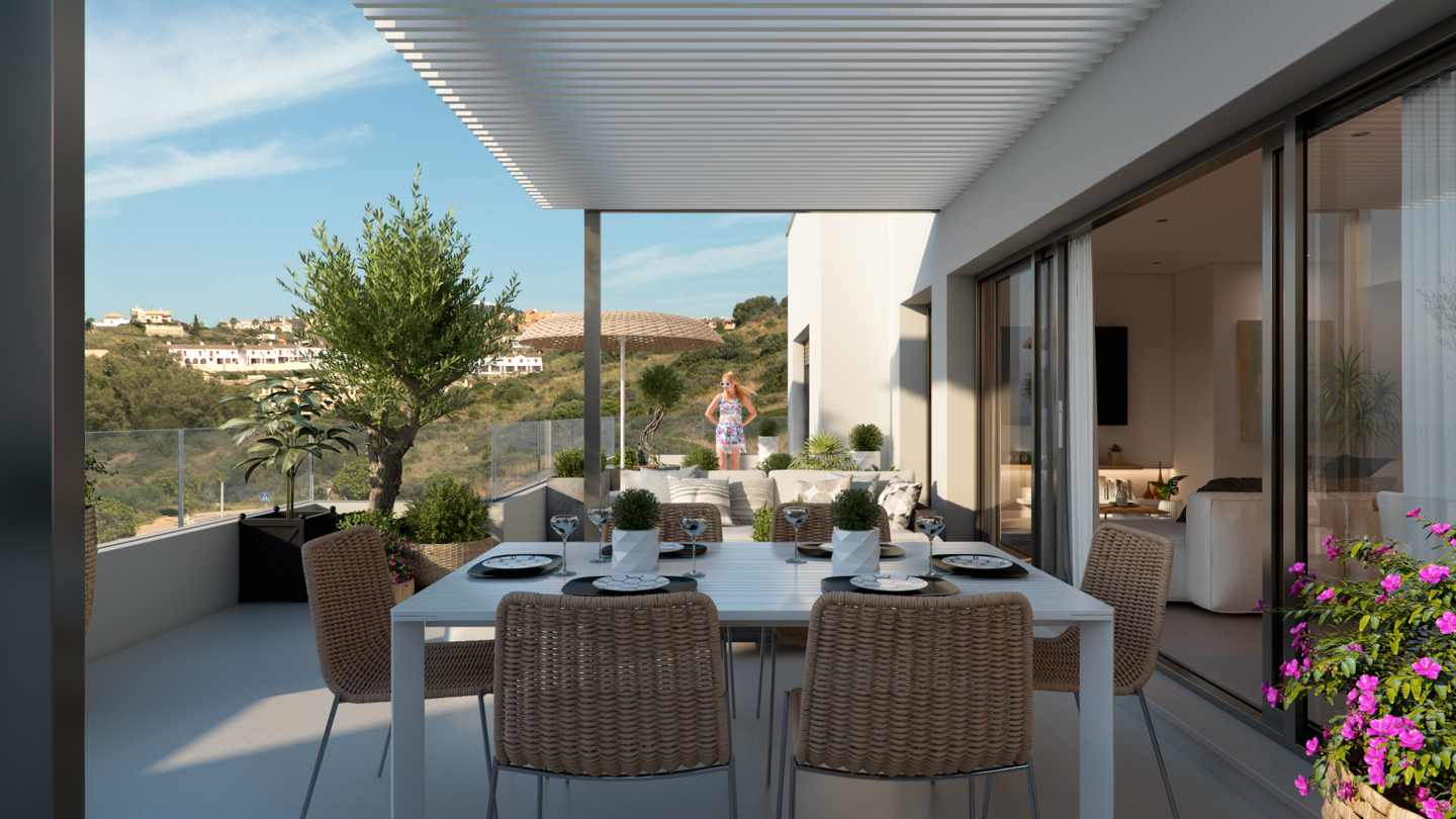 Terrassa de Pis en venda en Casares amb Aire condicionat, Jardí privat i Terrassa