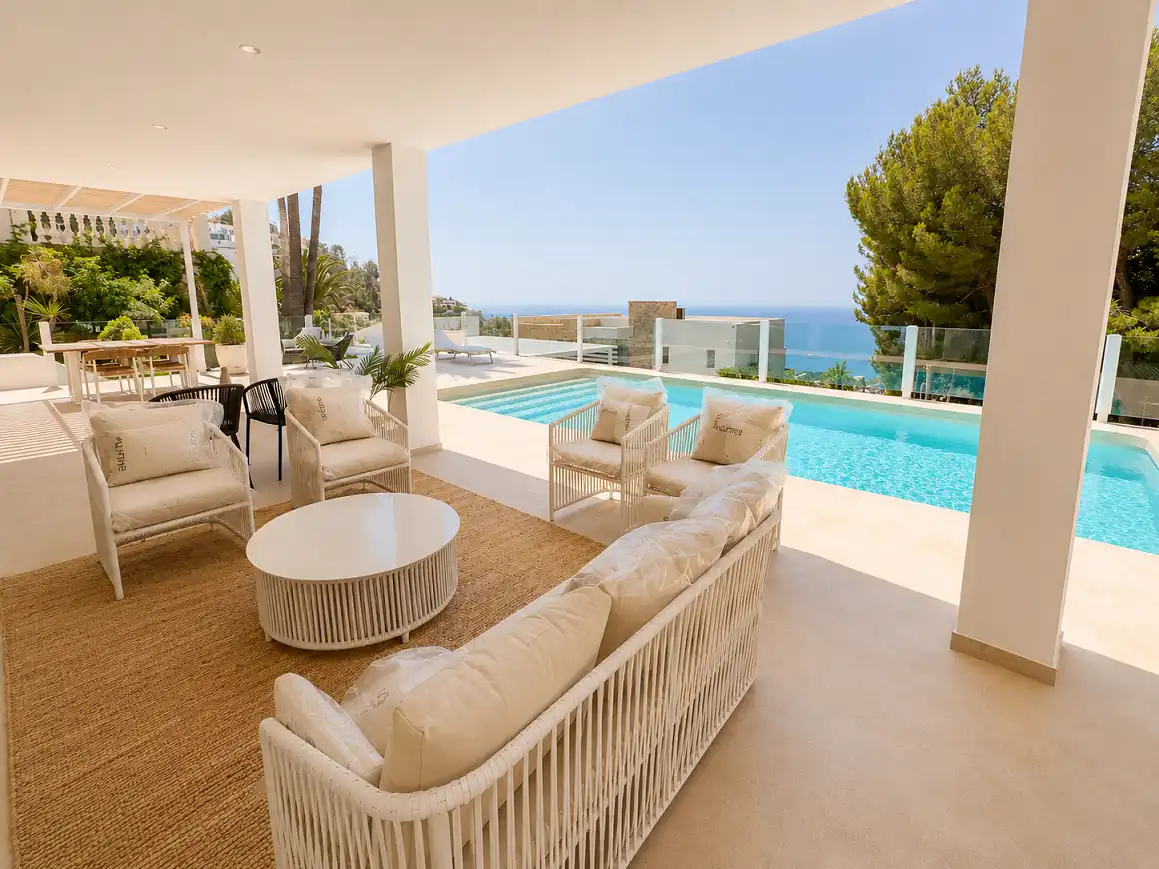 Terraza de Casa o chalet en venta en Altea con Aire acondicionado, Calefacción y Jardín privado