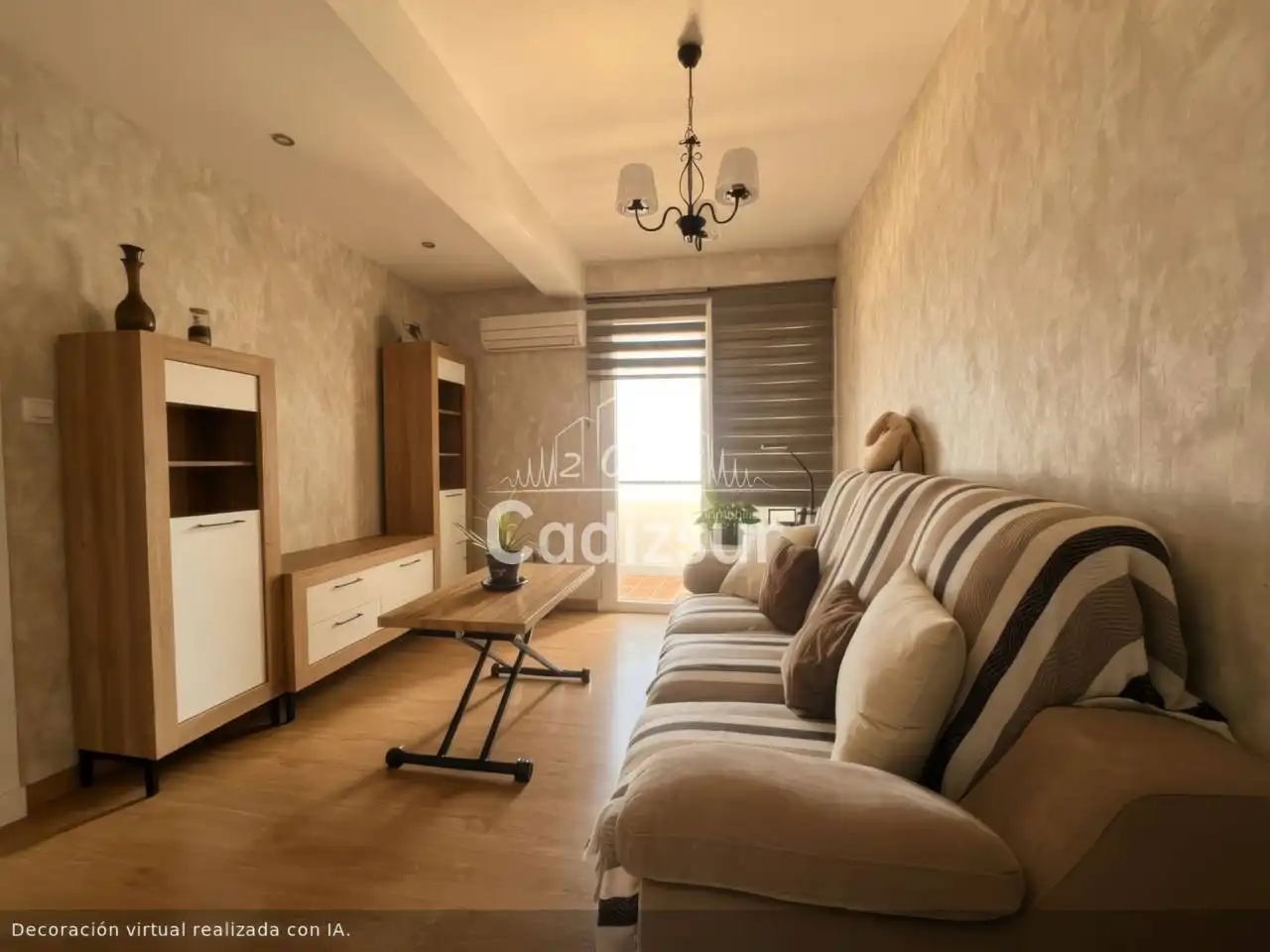 Living room of Flat for sale in San Fernando  with Air Conditioner, Parquet flooring and Terrace