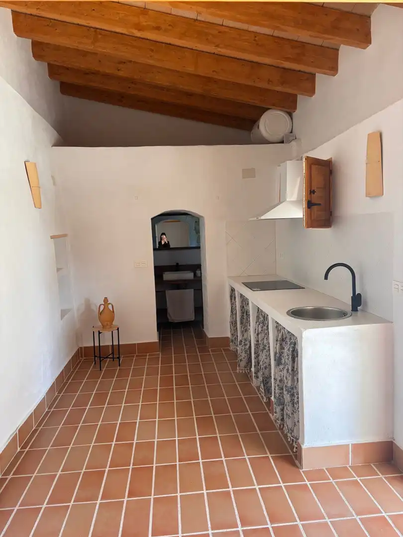 Cuina de Finca rústica en venda en Relleu amb Calefacció i Jardí privat