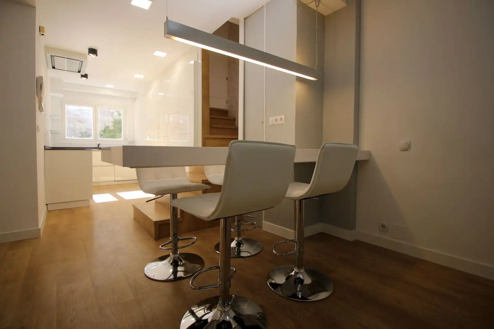 Dining room of Flat for rent in Madrid  with Air Conditioner, Heating and Terrace