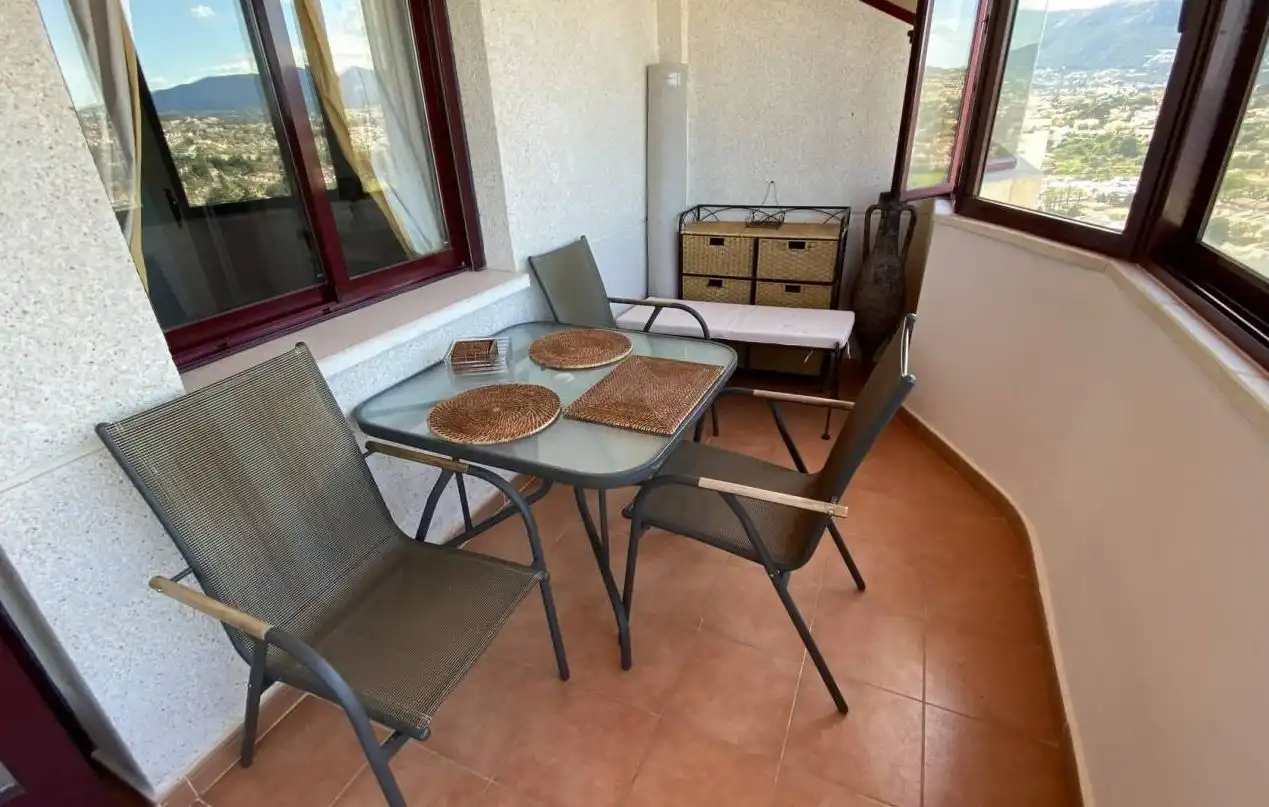 Balcony of Apartments for sale in Calpe / Calp  with Air Conditioner, Heating and Terrace