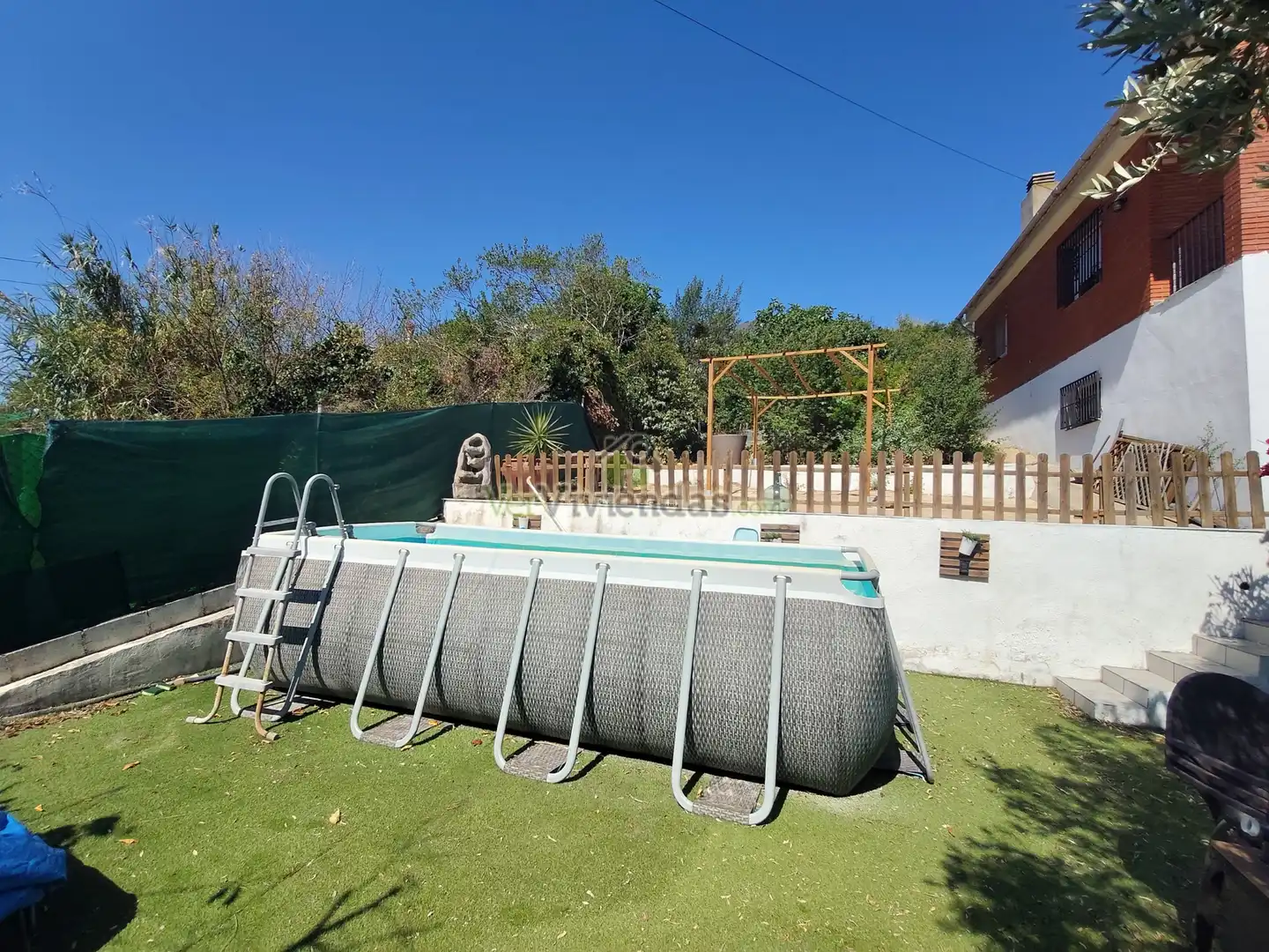 Piscina de Casa o xalet en venda en Vallirana amb Aire condicionat, Calefacció i Jardí privat