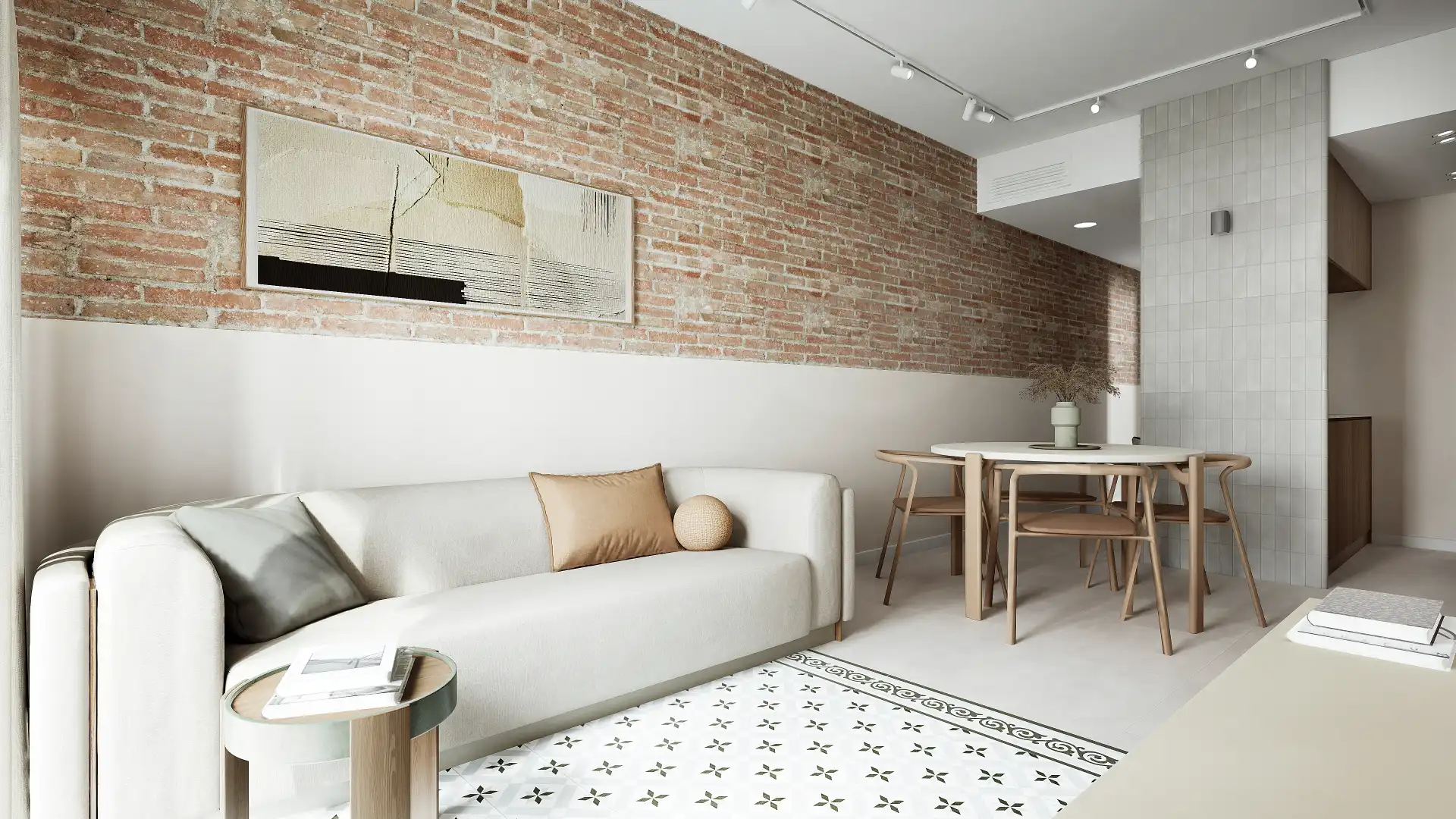 Sala de estar de Piso en venta en Barcelona con Aire acondicionado, Calefacción y Microondas