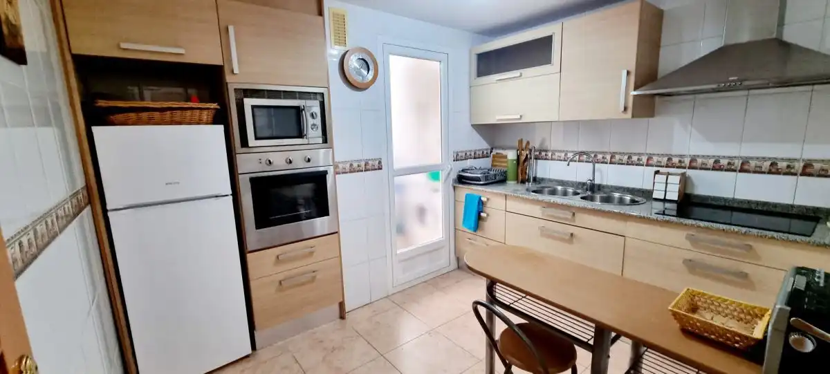 Kitchen of Flat for rent in Águilas  with Furnished and Balcony