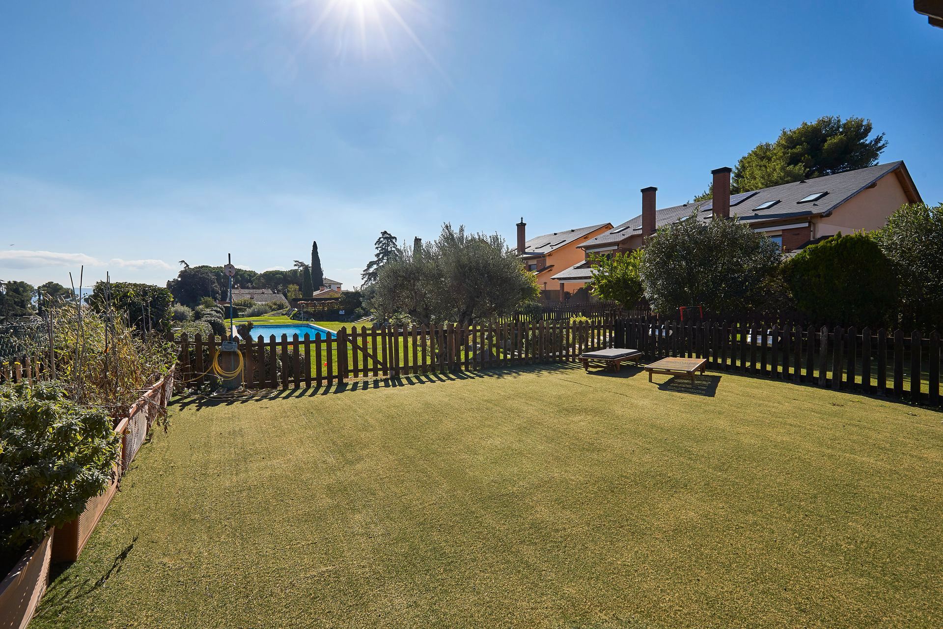 Jardí de Casa adosada en venda en L'Ametlla del Vallès amb Aire condicionat, Calefacció i Jardí privat