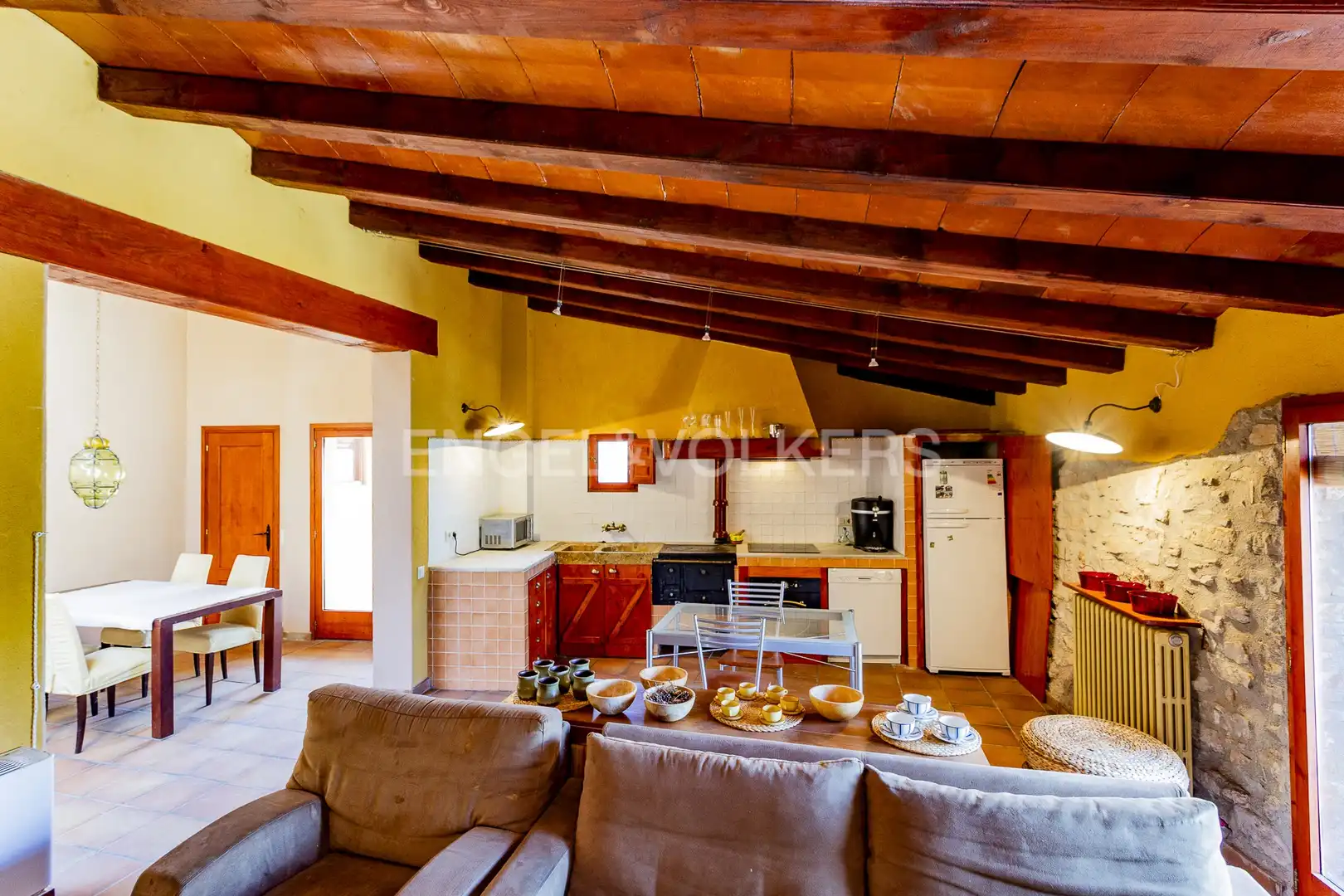 Cocina de Casa o chalet en venta en Bellprat con Calefacción, Parquet y Terraza