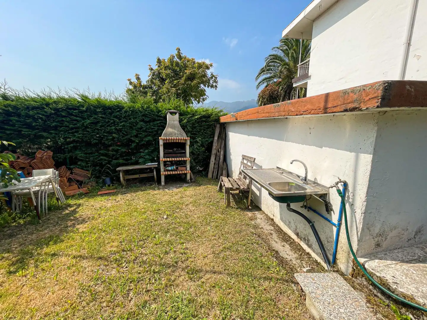 Garden of Houses for sale in Abanto y Ciérvana-Abanto Zierbena  with Heating, Private garden and Storage room