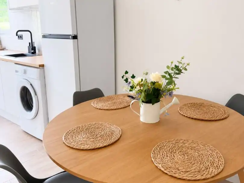 Dining room of Flat for rent in Torrox  with Air Conditioner, Furnished and Balcony