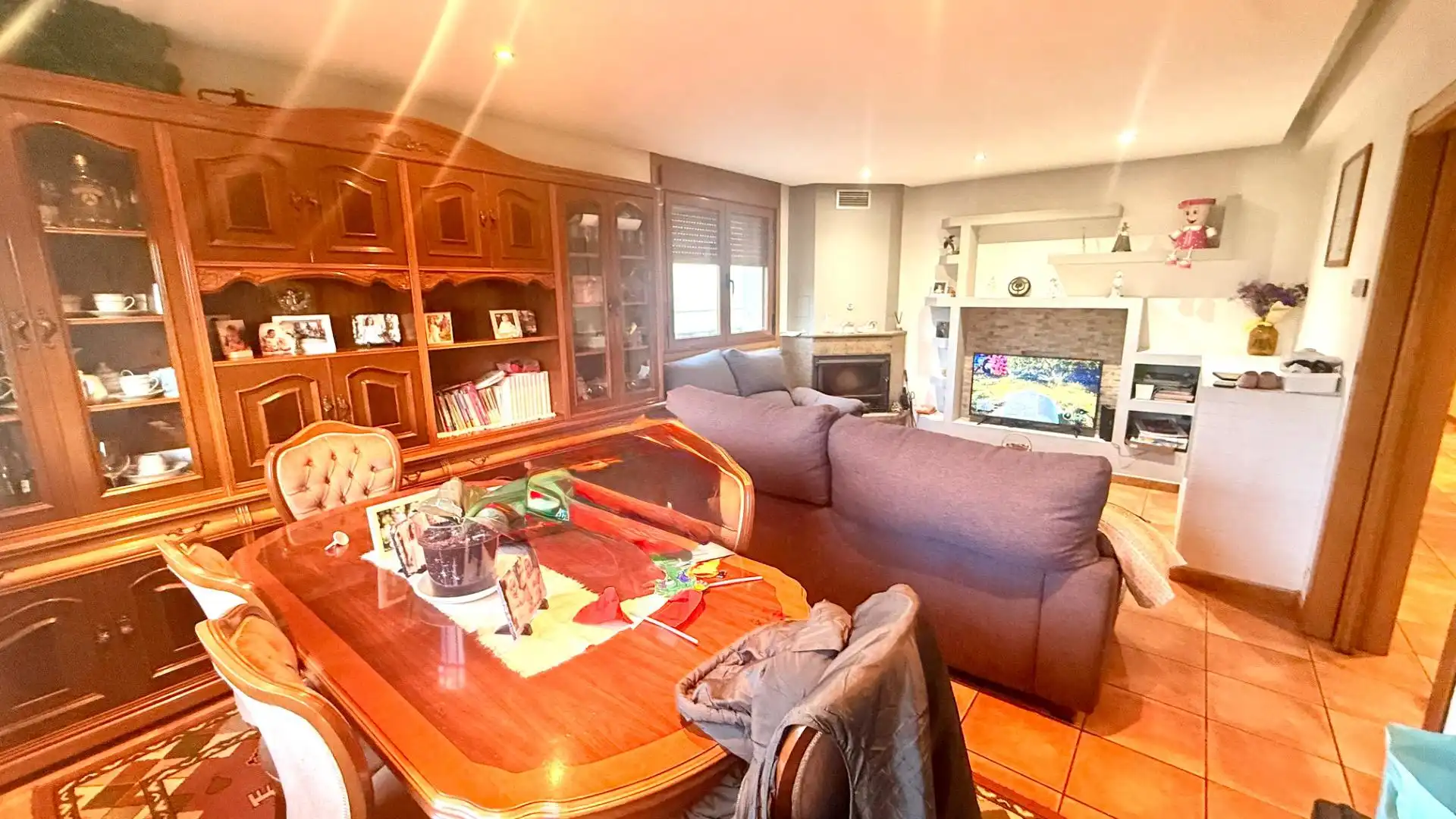 Sala de estar de Casa o chalet en venta en Lalín con Calefacción, Jardín privado y Terraza