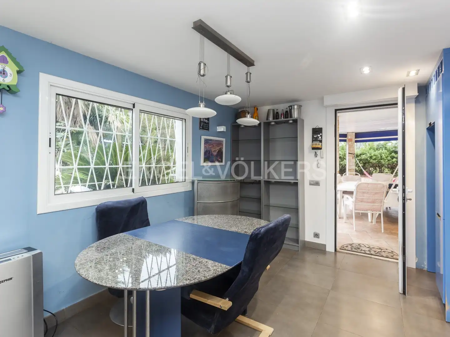 Dining room of Houses for rent in Castelldefels  with Air Conditioner, Heating and Private garden