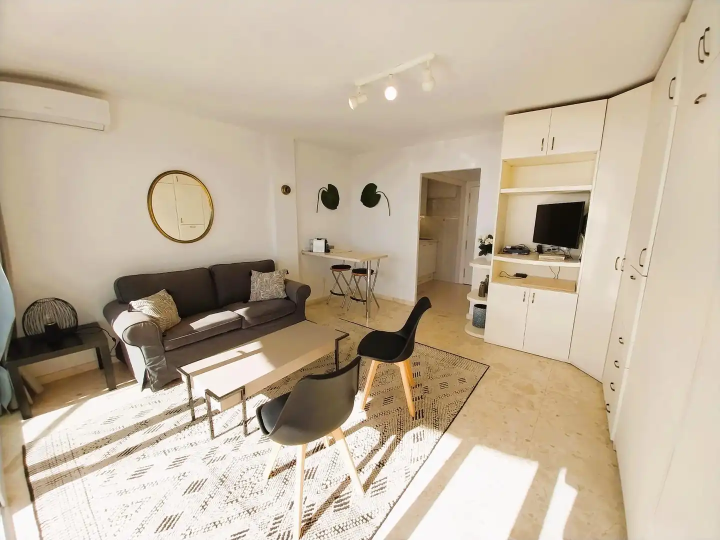 Living room of Study for sale in Marbella  with Air Conditioner, Private garden and Terrace