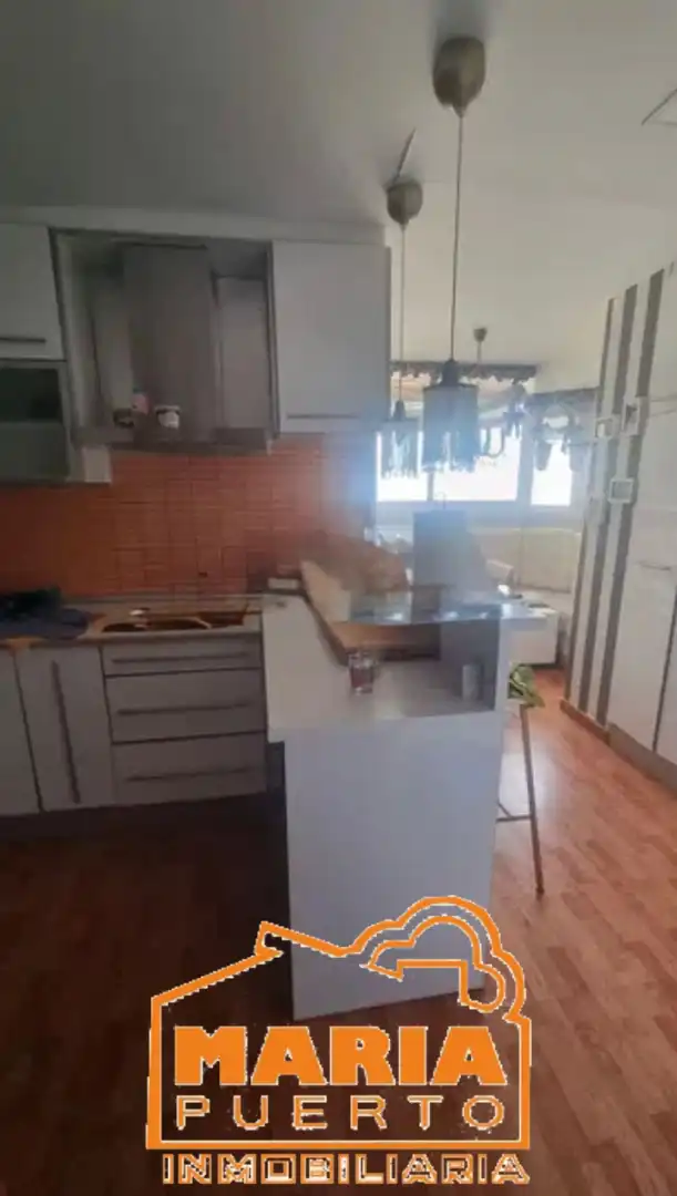 Kitchen of Flat for share in Málaga  with Terrace and Furnished