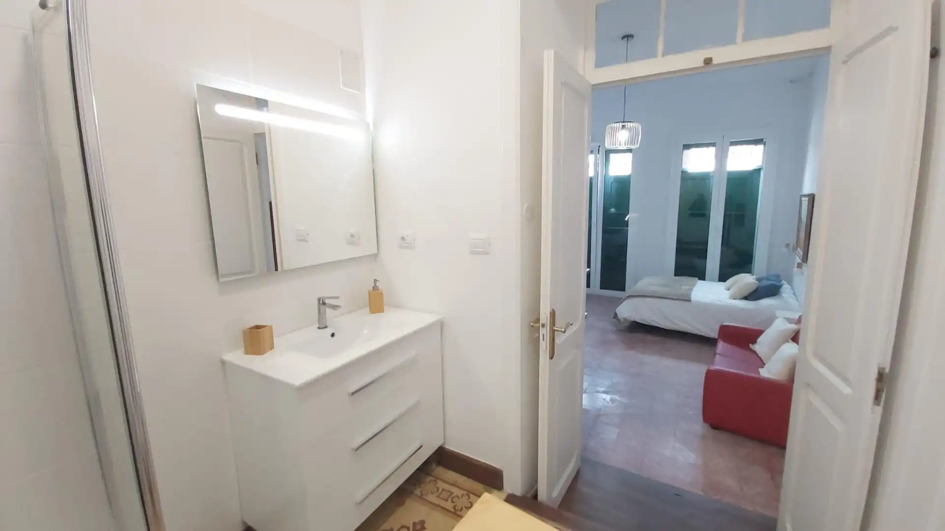 Baño de Estudio de alquiler en La Orotava con Amueblado