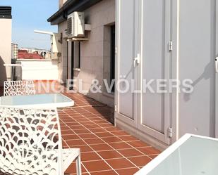 Terrace of Attic to rent in  Madrid Capital  with Air Conditioner, Heating and Parquet flooring