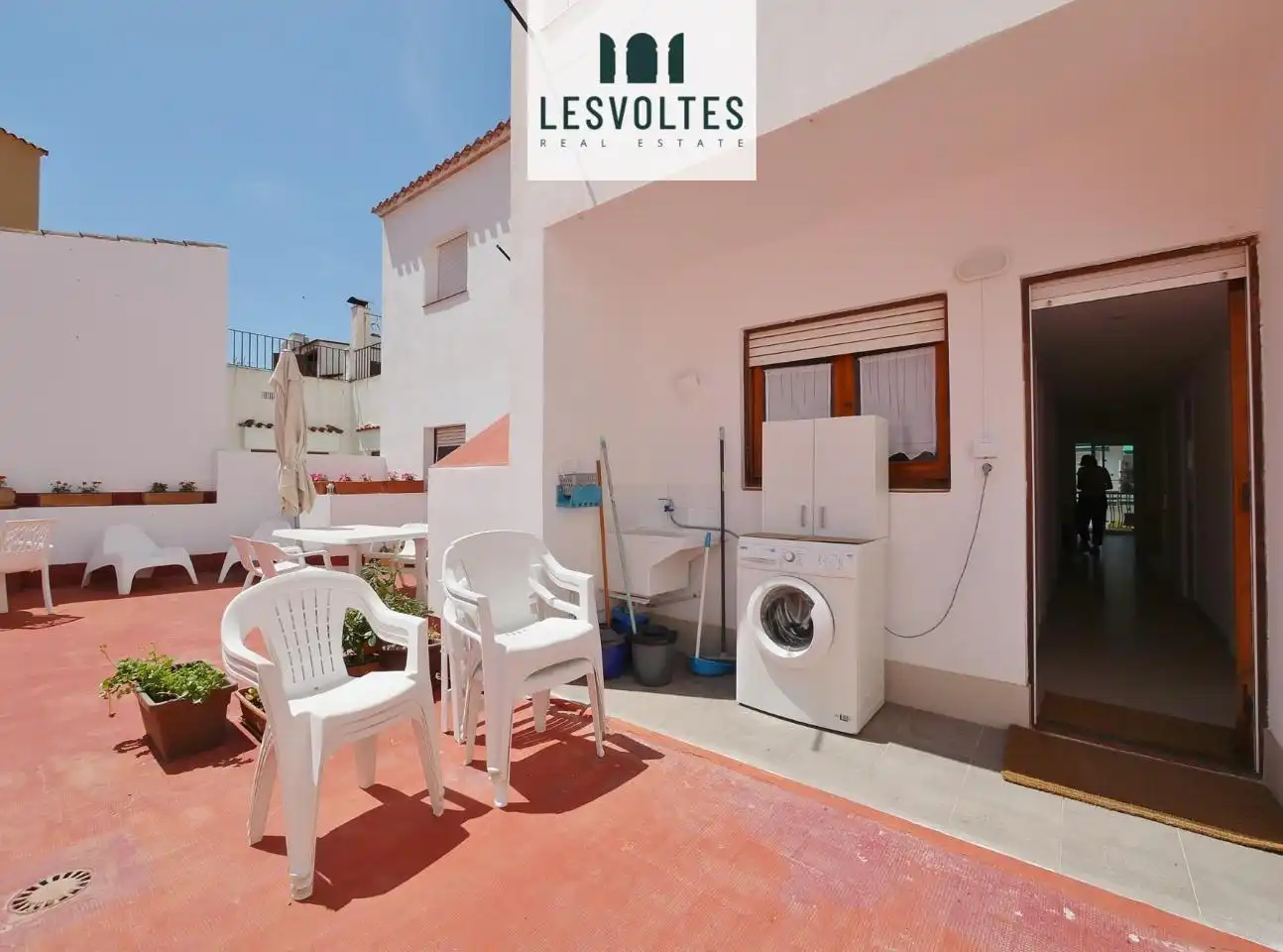 Vista exterior de Piso de alquiler en Palafrugell con Calefacción, Terraza y Amueblado