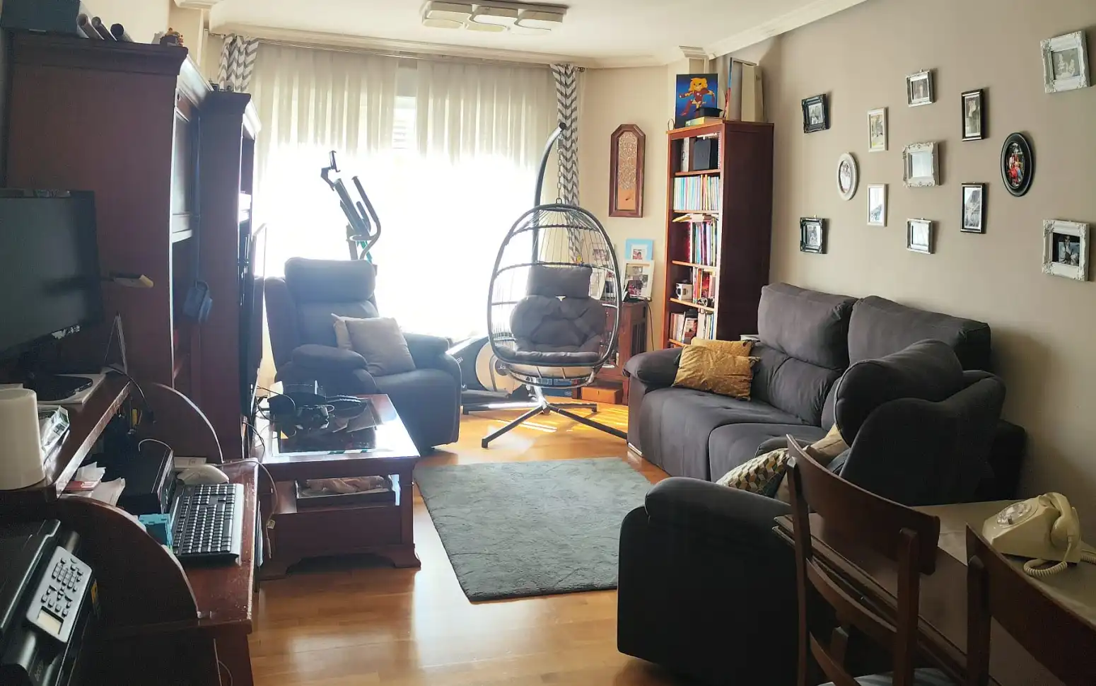 Sala de estar de Ático en venta en Murillo de Río Leza con Aire acondicionado, Calefacción y Parquet