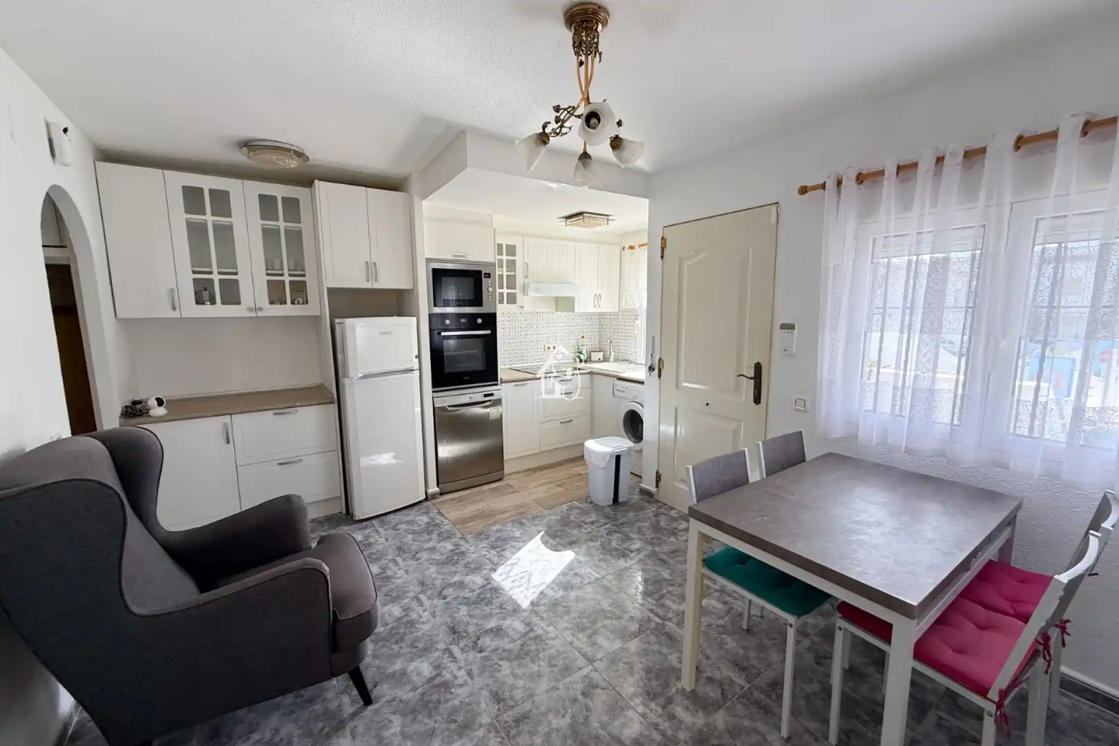 Kitchen of Flat for rent in Torrevieja  with Terrace, Swimming Pool and Furnished