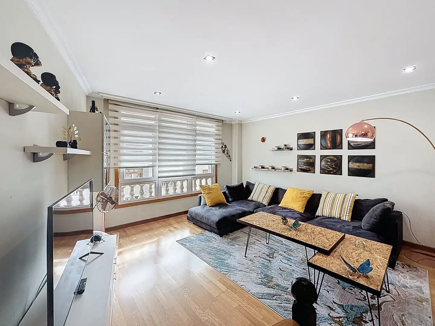 Sala de estar de Dúplex en venta en Ribadumia con Calefacción