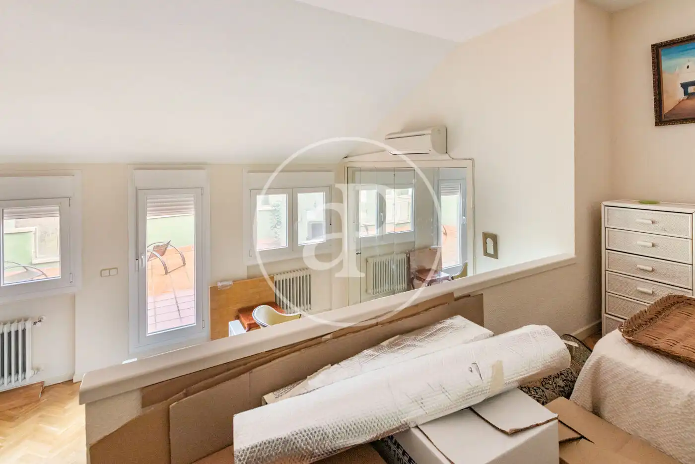 Bedroom of Detached homes for sale in Madrid  with Air Conditioner, Heating and Private garden