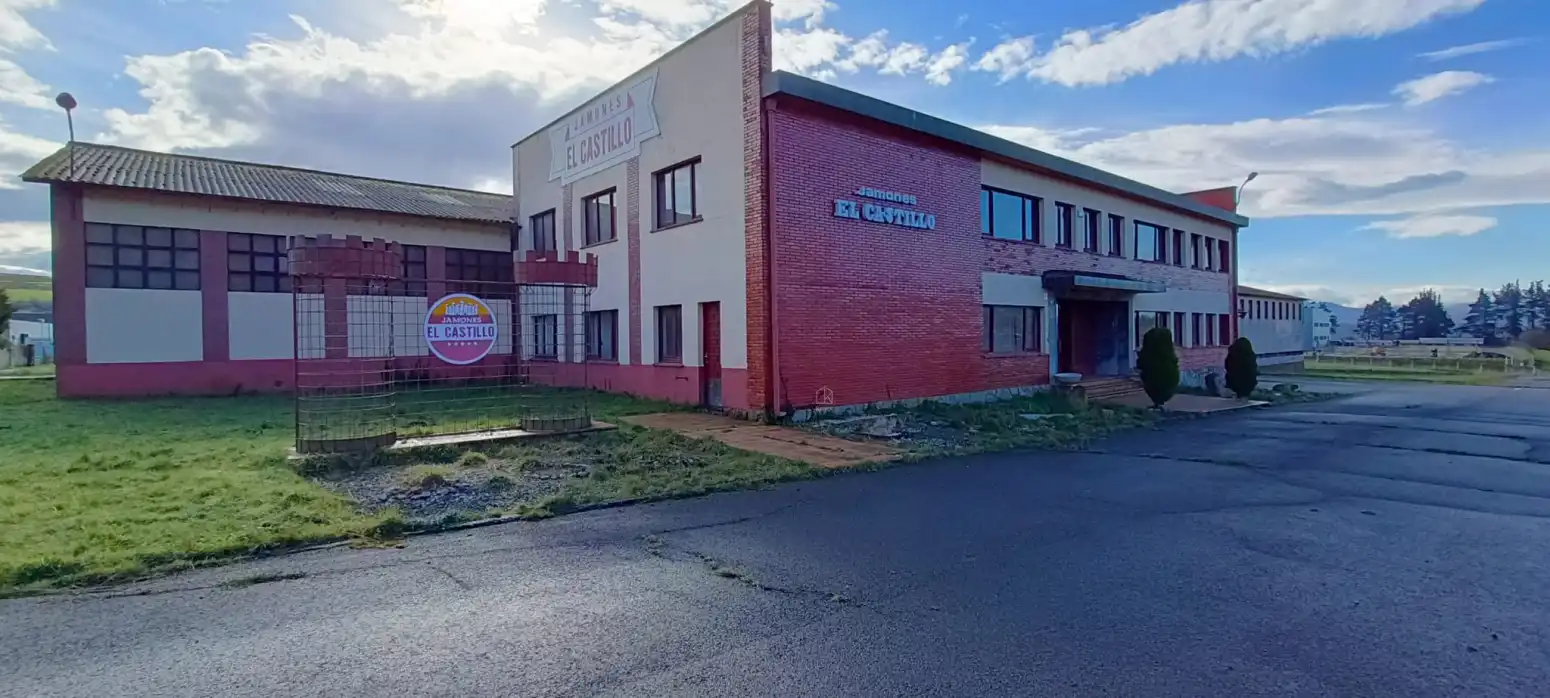 Außenansicht von Fabrikhallen zum Verkauf in Tineo