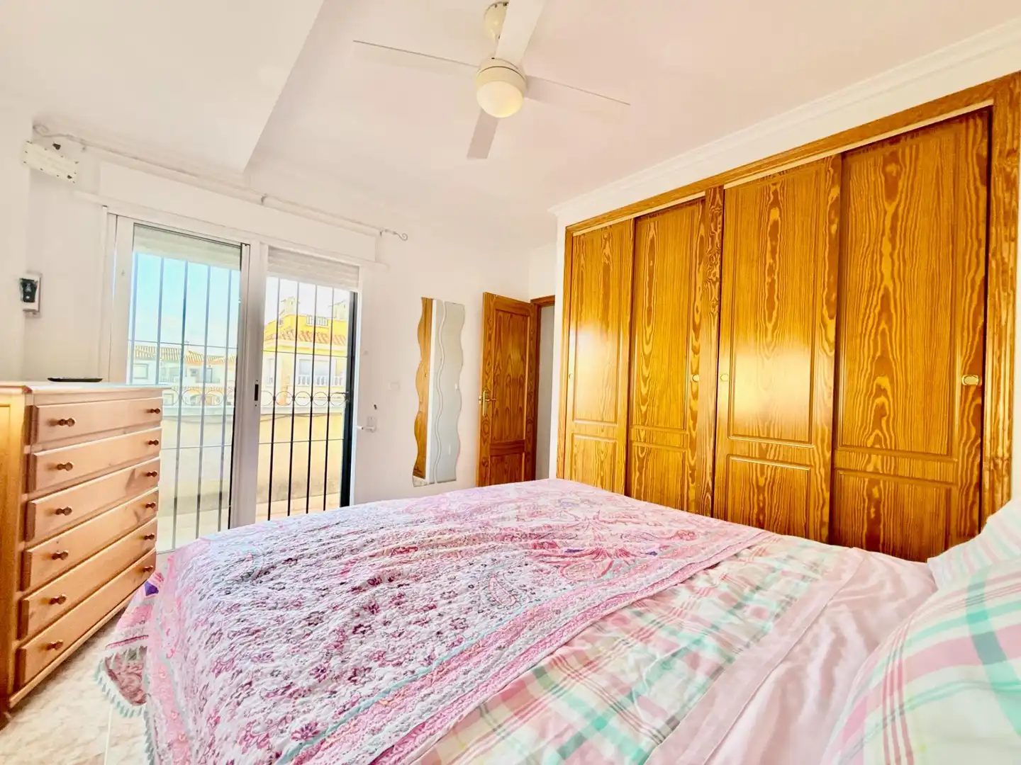 Bedroom of Detached homes for sale in Pilar de la Horadada  with Air Conditioner, Private garden and Terrace