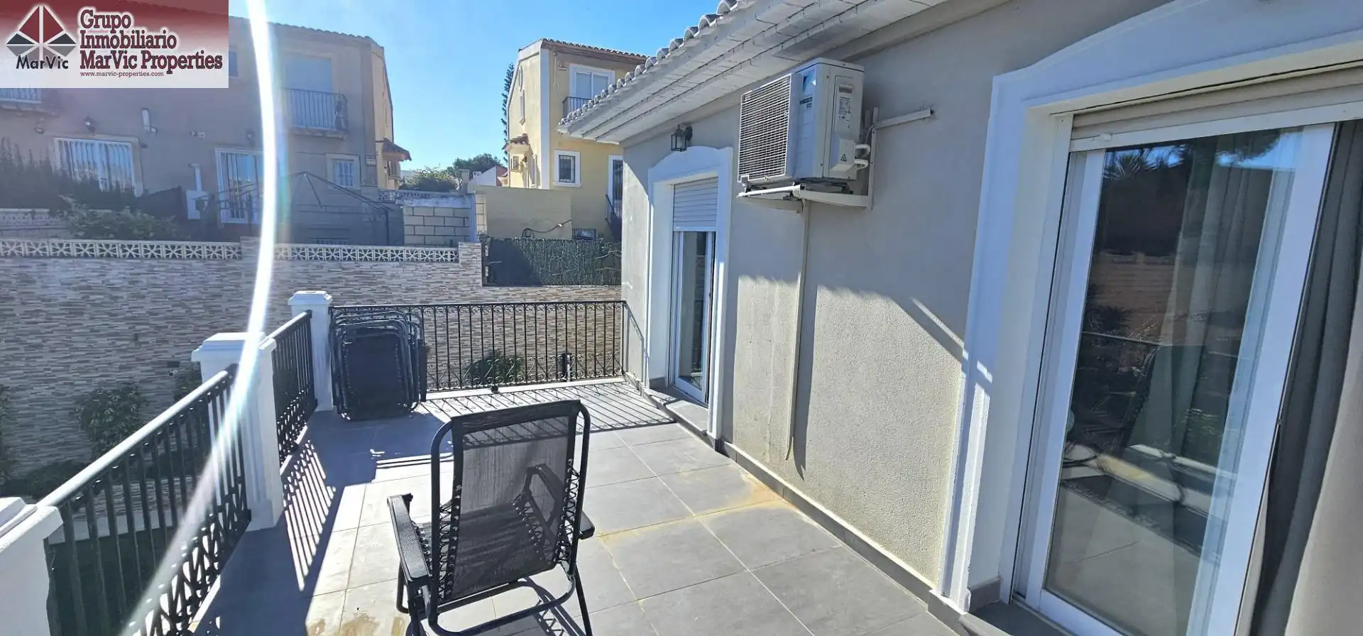 Terrassa de Casa o xalet en venda en La Nucia amb Aire condicionat, Jardí privat i Terrassa