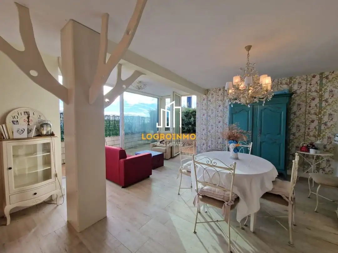 Garden of Houses for sale in Lapoblación  with Heating, Private garden and Parquet flooring