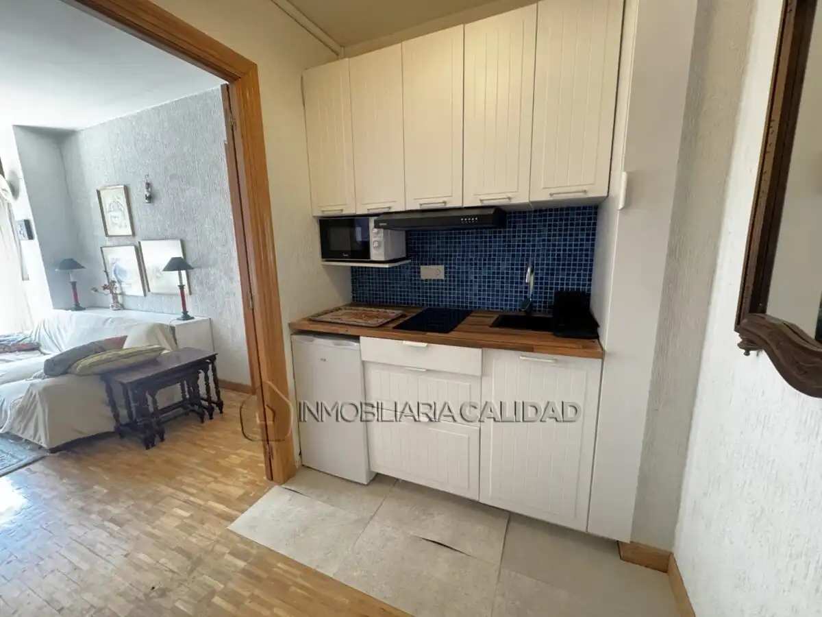 Kitchen of Flat for rent in Burgos  with Heating, Furnished and Pets allowed