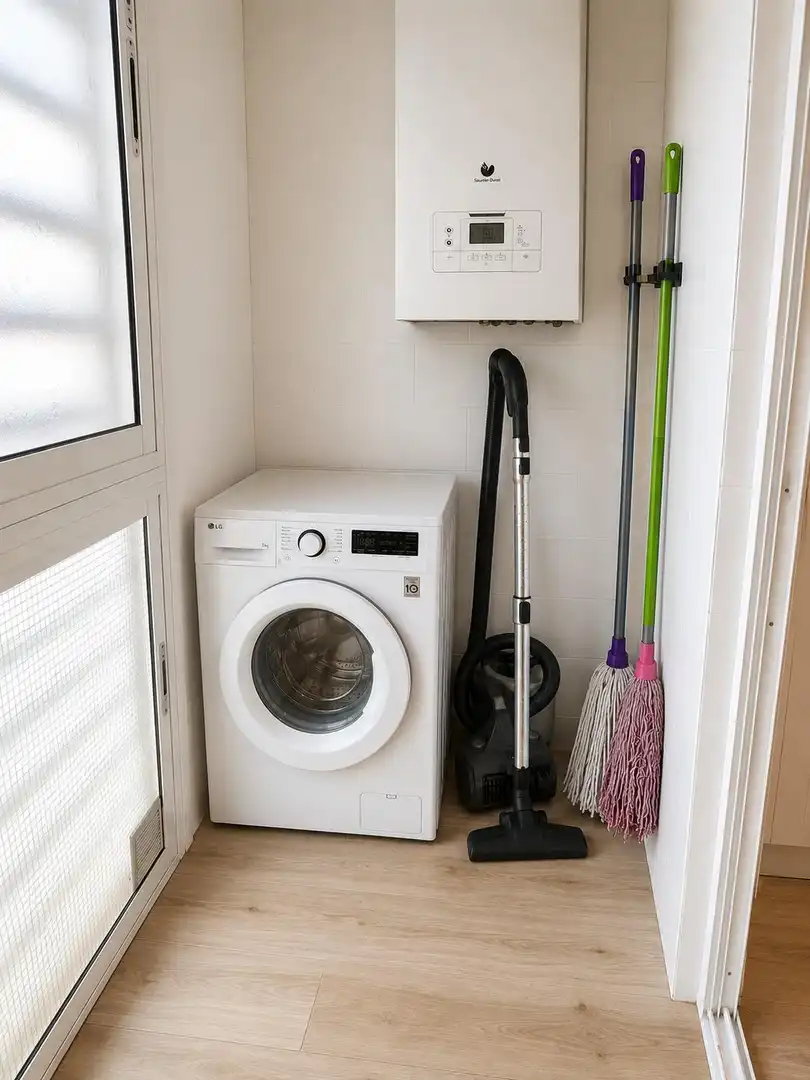 Bedroom of Flat for sale in Sabadell  with Air Conditioner, Heating and Parquet flooring