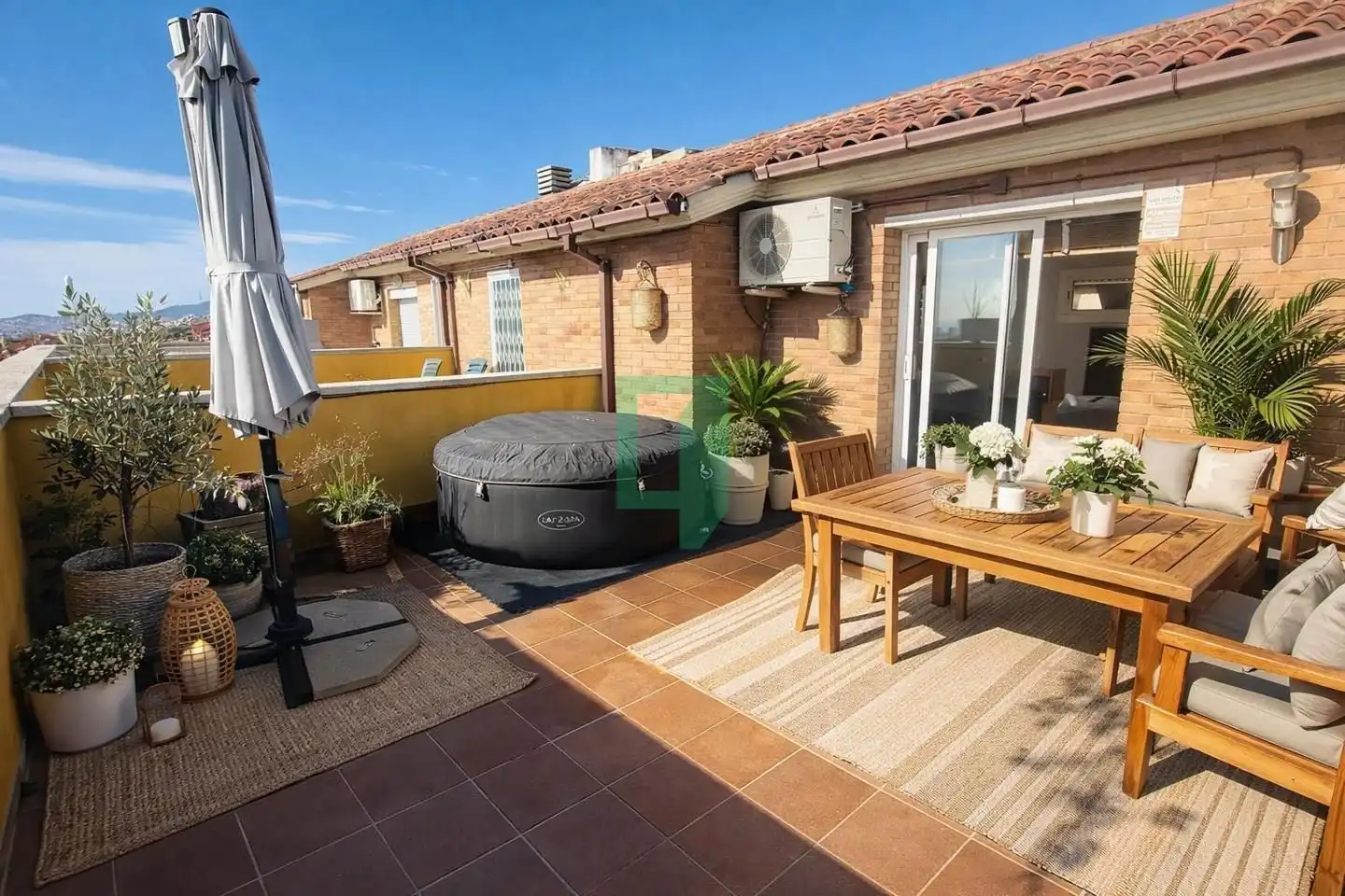 Terraza de Casa adosada en venta en Badalona con Aire acondicionado, Terraza y Balcón
