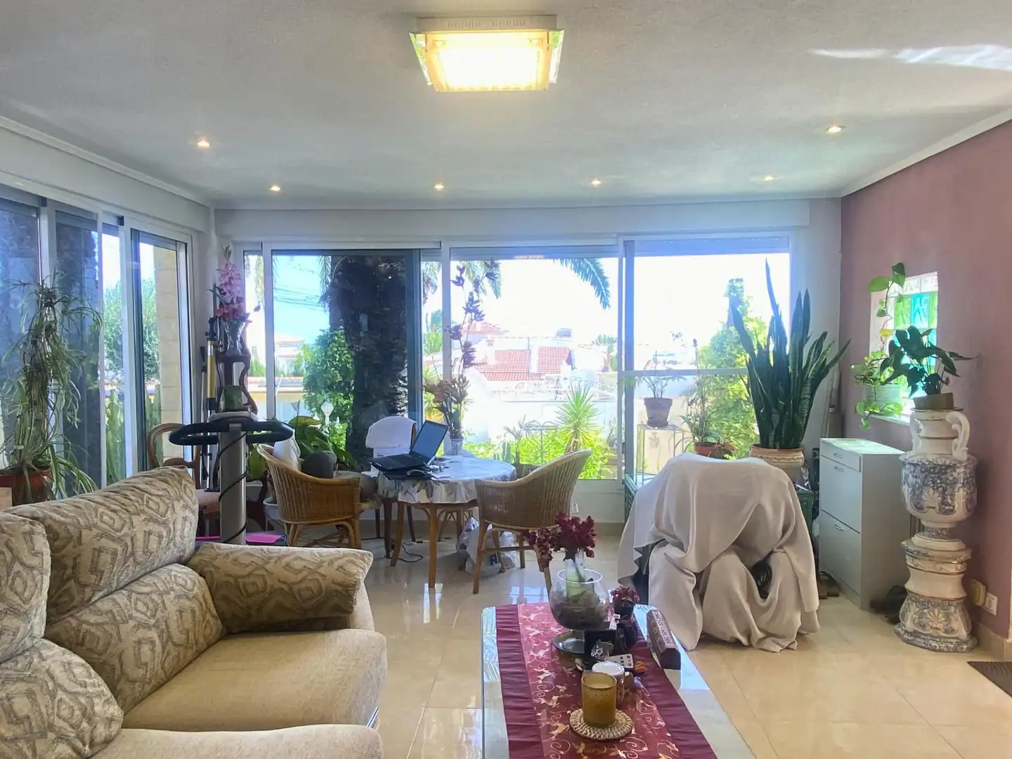 Wohnzimmer von Haus oder Chalet zum Verkauf in Rojales mit Klimaanlage, Heizung und Privatgarten