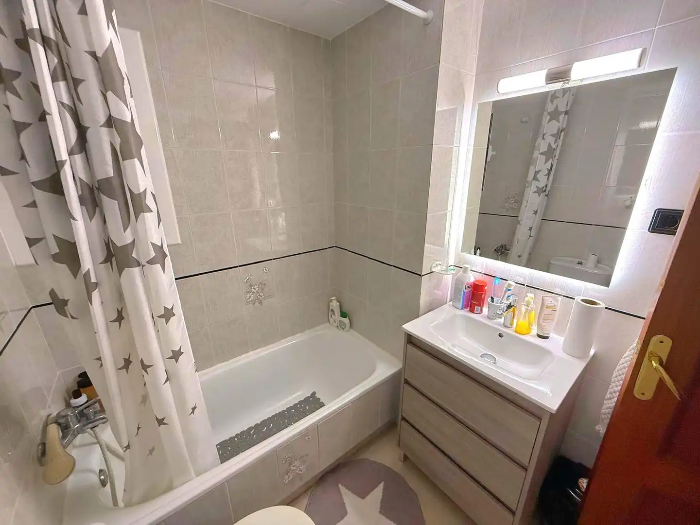 Baño de Apartamento en venta en Calafell con Calefacción, Jardín privado y Terraza
