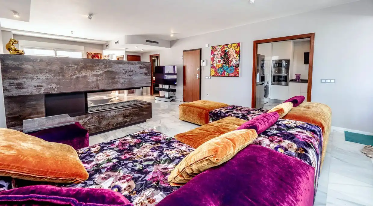 Living room of Attic for sale in Dénia  with Air Conditioner, Heating and Terrace