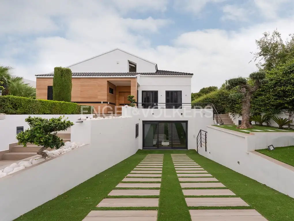 Exterior view of Houses for rent in Bétera  with Air Conditioner, Heating and Private garden
