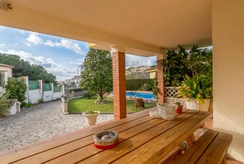 Jardín de Casa o chalet en venta en Lloret de Mar con Calefacción, Jardín privado y Piscina