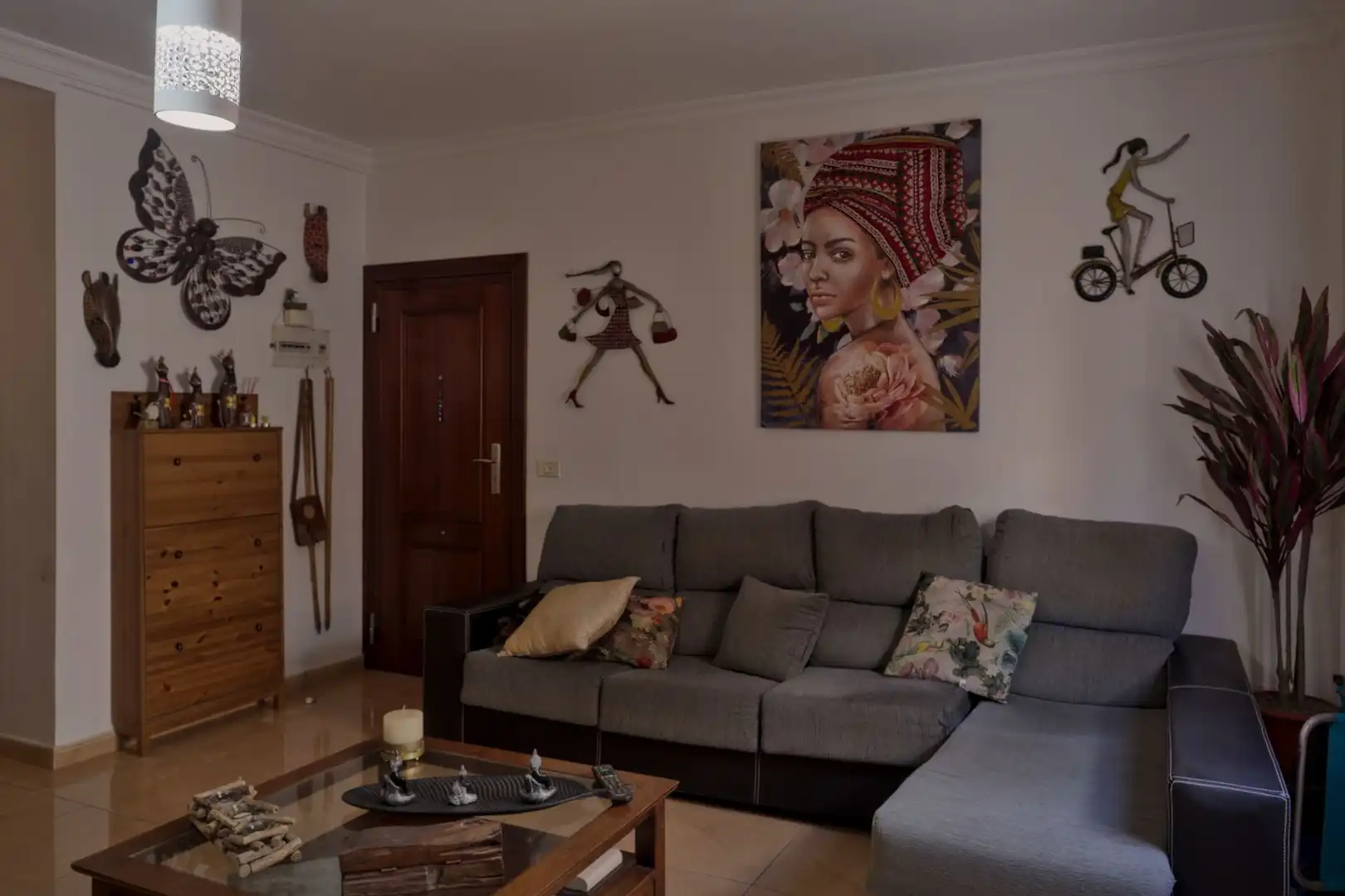 Sala de estar de Piso en venta en Las Palmas de Gran Canaria con Calefacción