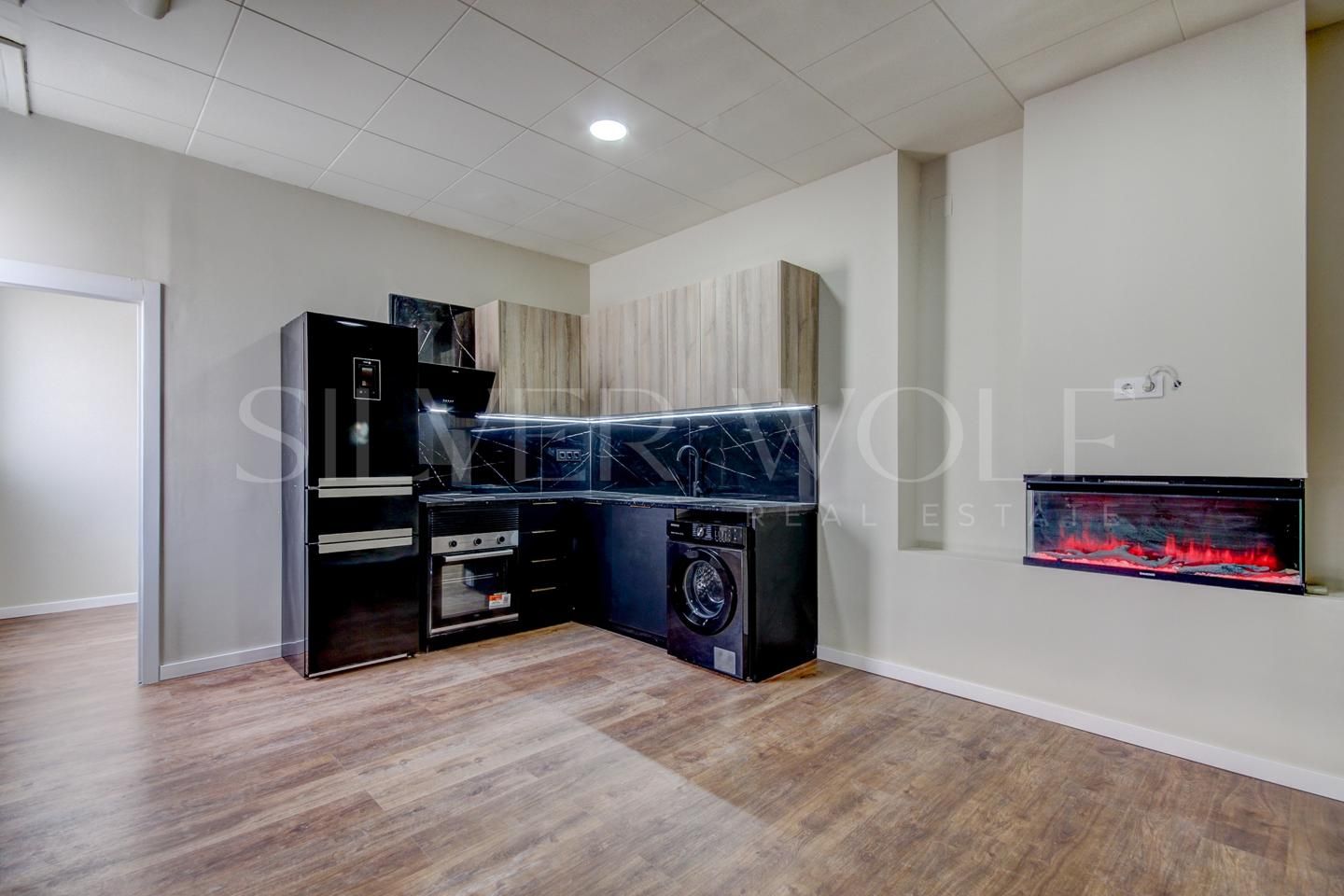 Cocina de Planta baja en venta en Sant Boi de Llobregat con Aire acondicionado, Calefacción y Parquet