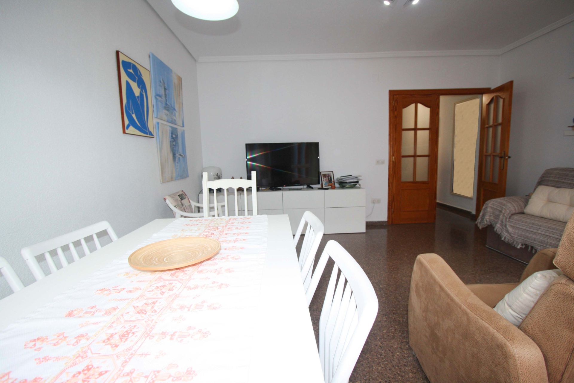 Dining room of Apartments for sale in  Albacete Capital  with Heating, Storage room and Furnished