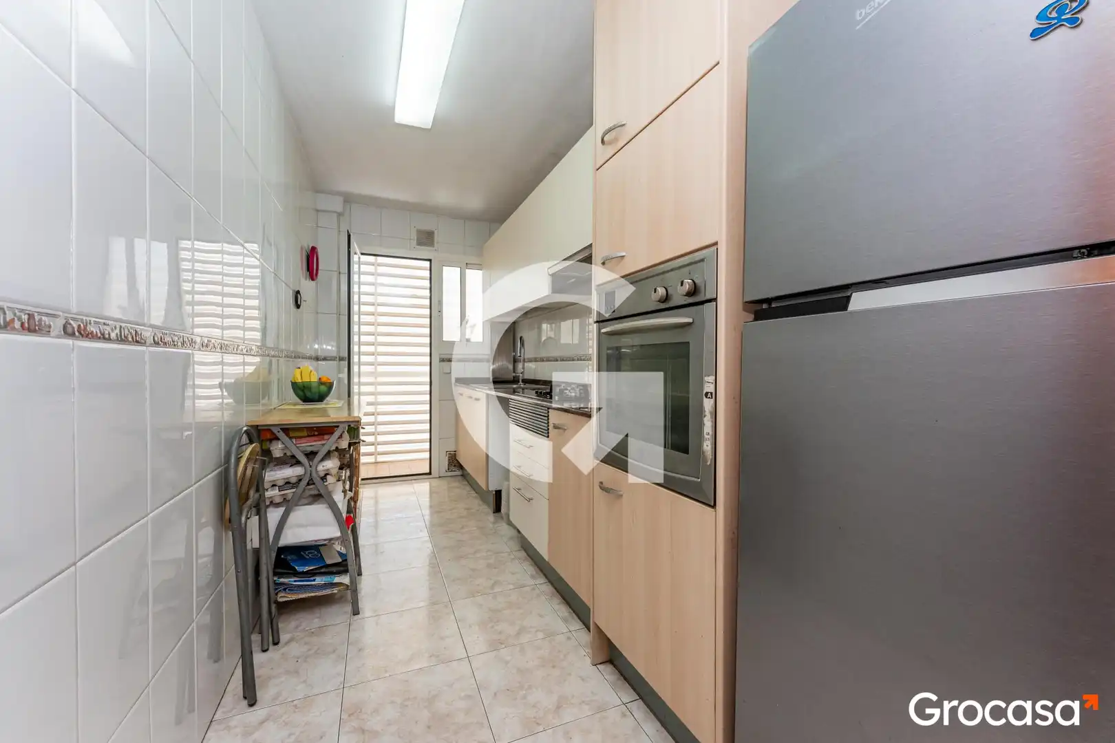 Kitchen of Flat for sale in Cornellà de Llobregat  with Heating and Balcony
