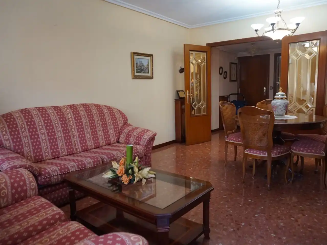 Sala d'estar de Pis en venda en La Almozara