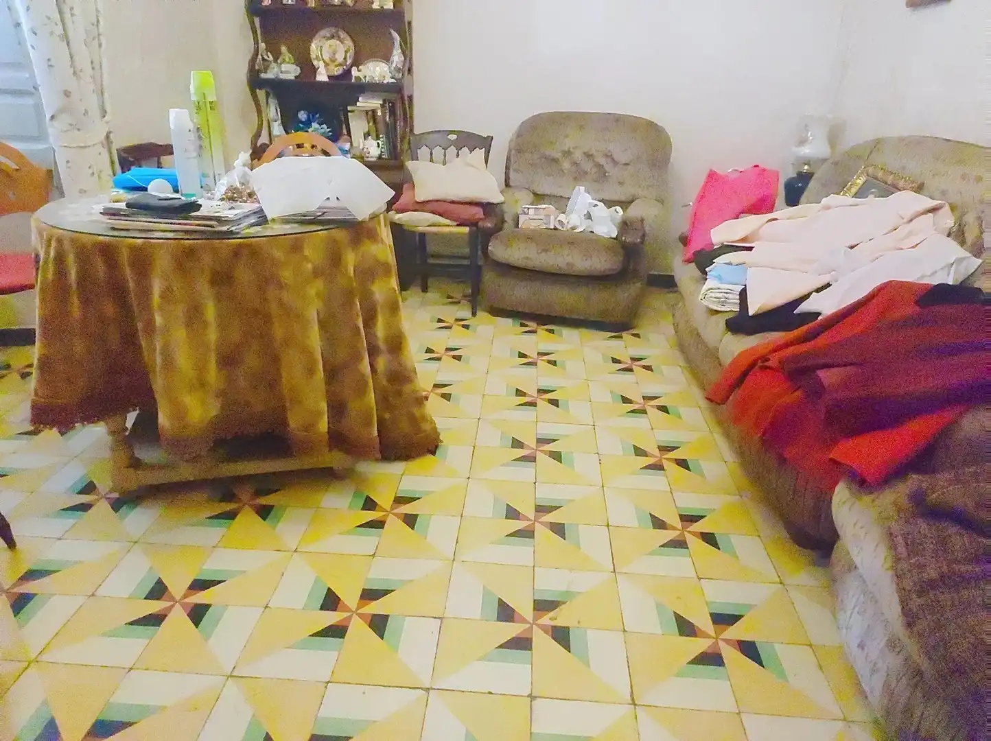 Sala de estar de Finca rústica en venta en Almagro con Terraza