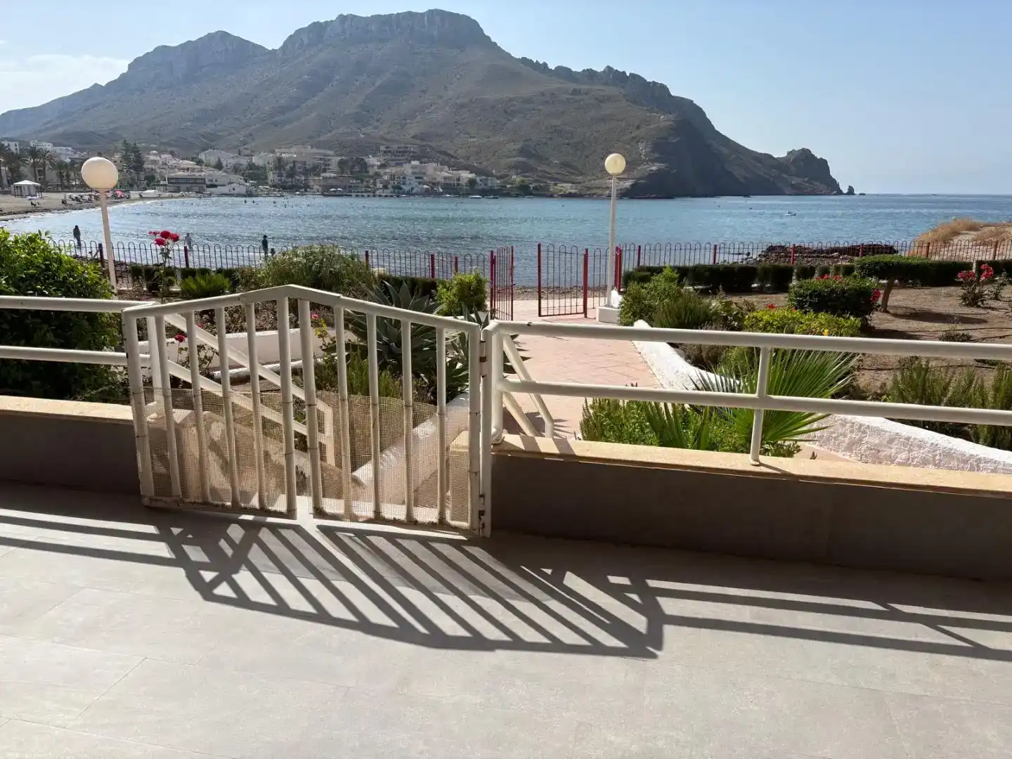 Terrasse von Erdgeschoss zur Miete in Águilas mit Klimaanlage und Möbliert