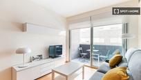 Living room of Flat to rent in Sant Adrià de Besòs  with Air Conditioner, Heating and Furnished